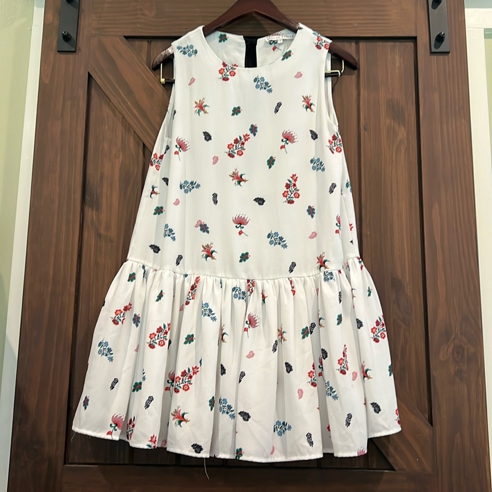 English Factory Floral Tie Back Dress Size S